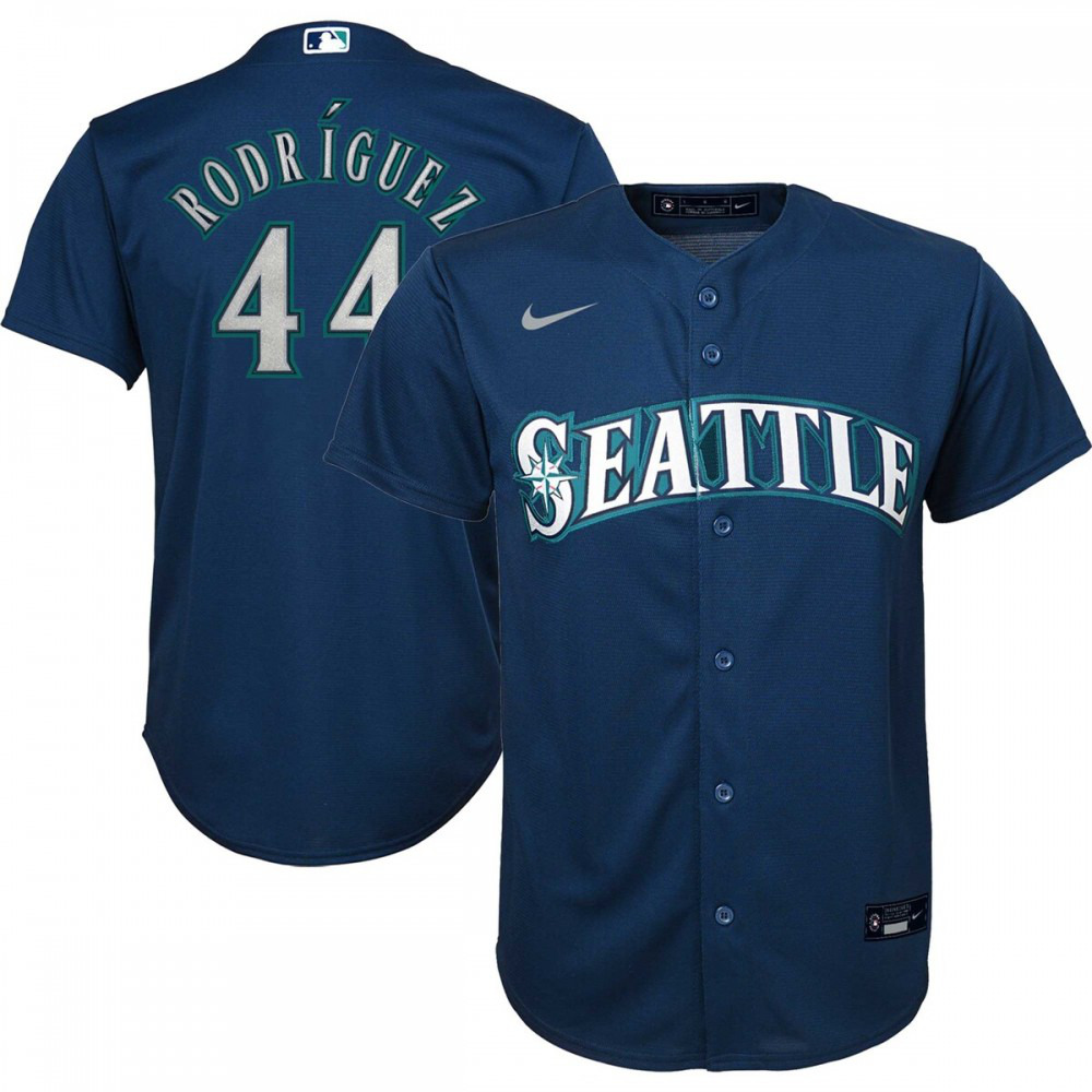 Julio Rodriguez Seattle Mariners Youth Alternate Replica Player Jersey - Navy-Pro Kit Vault | Brand New 26/27 Sports Jerseys